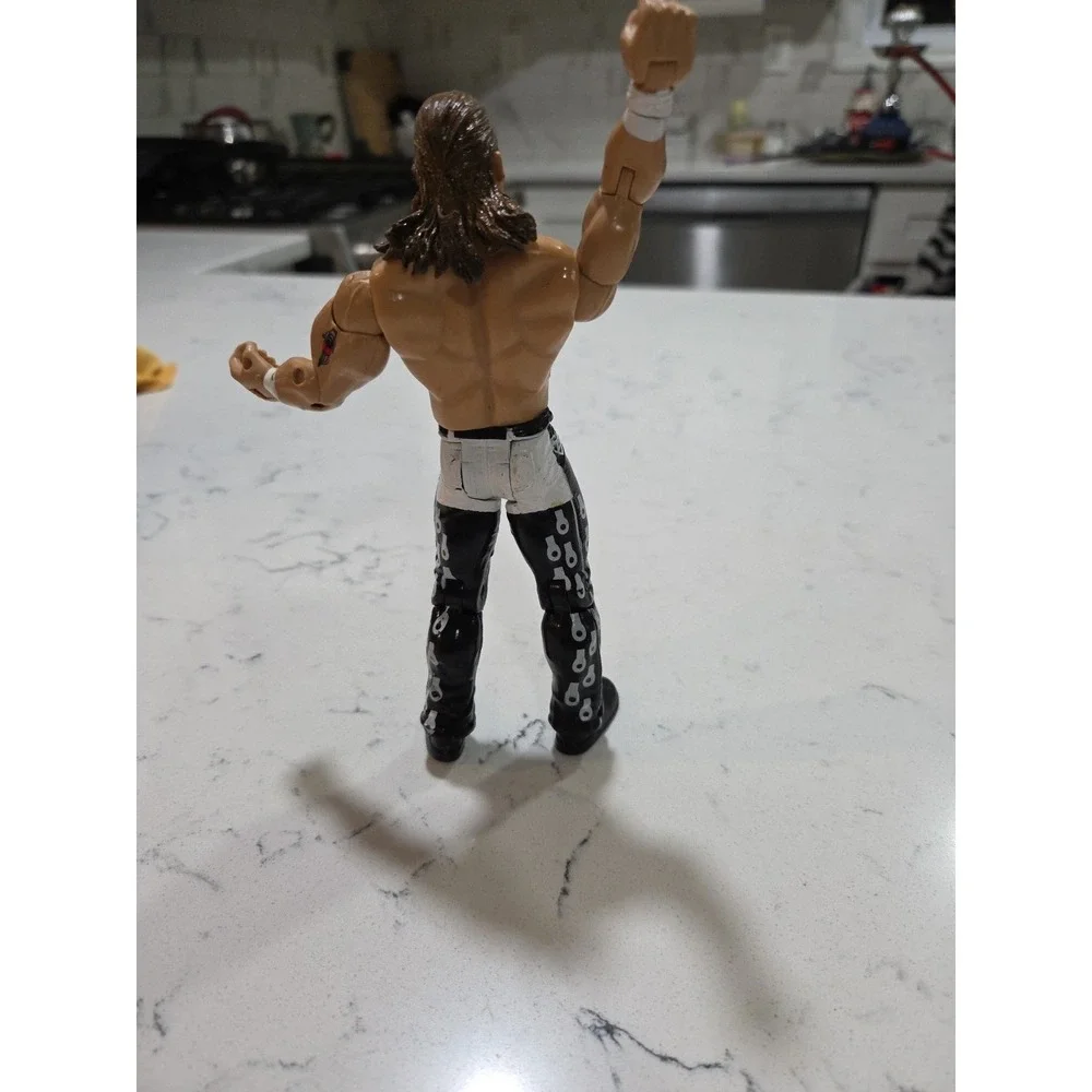 WWF WWE Jakks Pacific Heartbreak Kid Shawn Michaels Wrestling Figure Black 2003